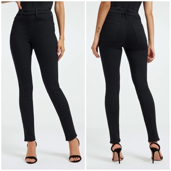 Good American POWER STRETCH PULL-ON SKINNY JEANS M - Picture 1 of 10